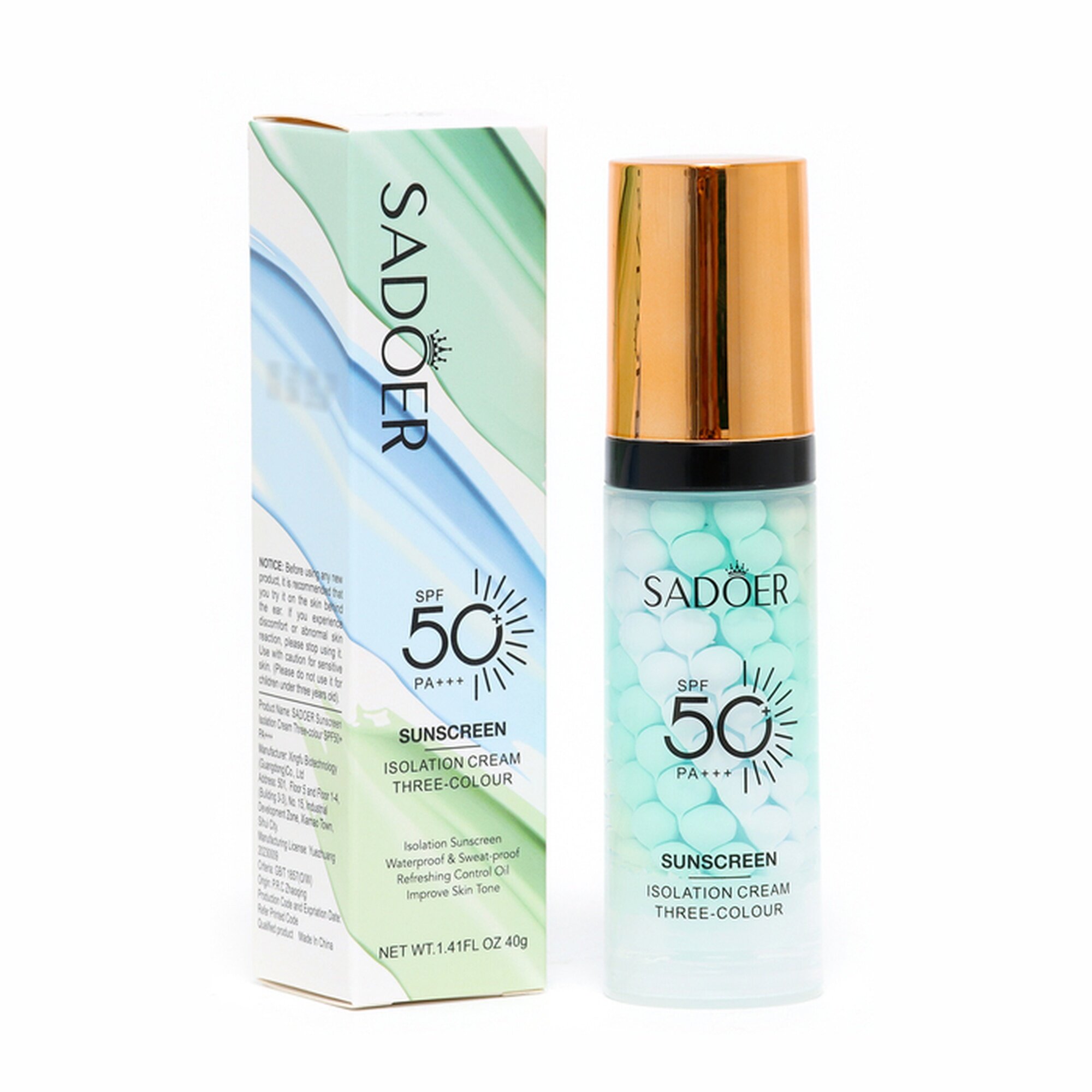 Корректор-основа SADOER "Three-color Isolation", трехцветный, для всех типов кожи