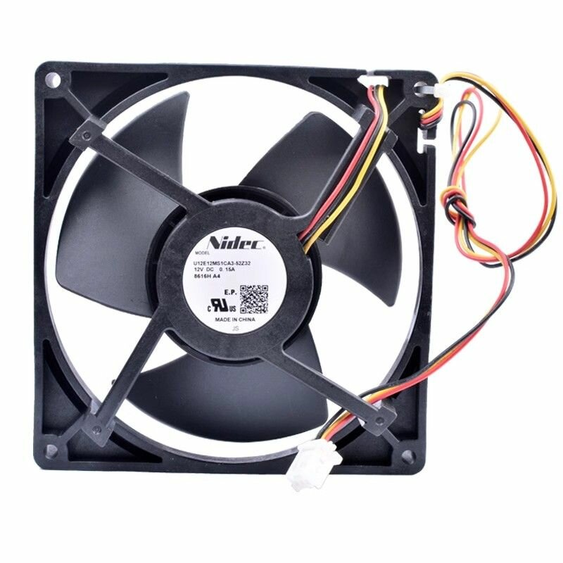 0064001024 - Вентилятор обдува для холодильника HAIER ф. Nidec U12E12MS1CA3-52Z32 DC12V, 0.15A