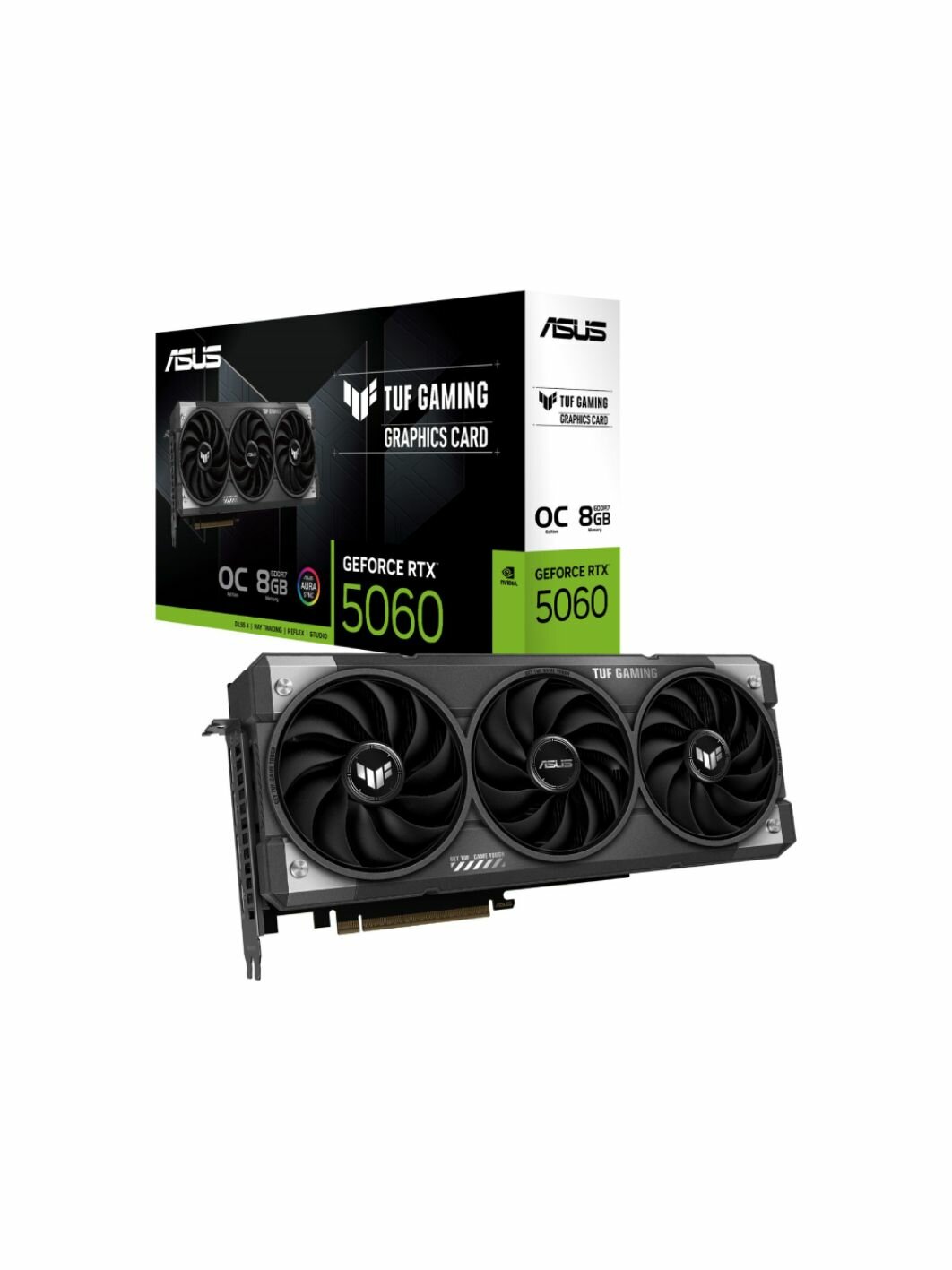 Видеокарта ASUS TUF Gaming GeForce RTX 5060 OC 8GB (90YV0N00-M0NA00)