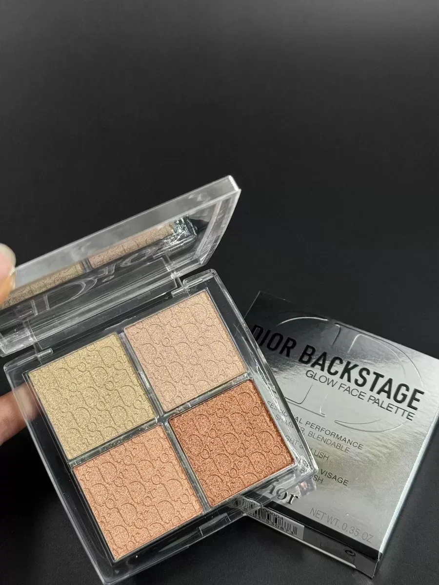 Хайлайтер-палетка Dior Backstage Glow Face Palette, 4 оттенка, перламутровый — фото 1