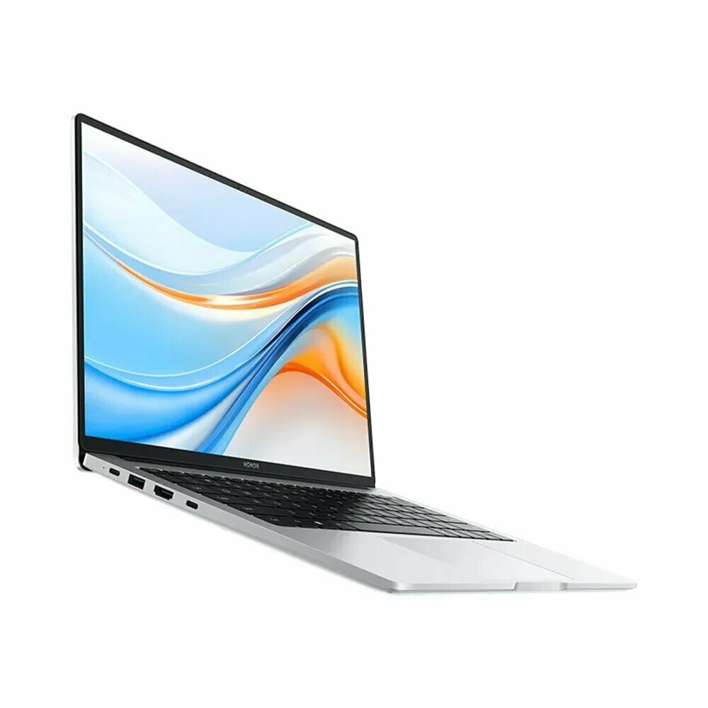 14" Ноутбук Honor MagicBook X14 Plus, FMI-7211, 2880x1800 IPS 120Гц, AMD Ryzen 7 8845HS (3.8 ГГц), RAM 32 ГБ LPDDR5х, SSD 512 ГБ, AMD Radeon 780M, Windows 11 Pro + MS Office Pro, Серебристый, Русская раскладка — фото 1