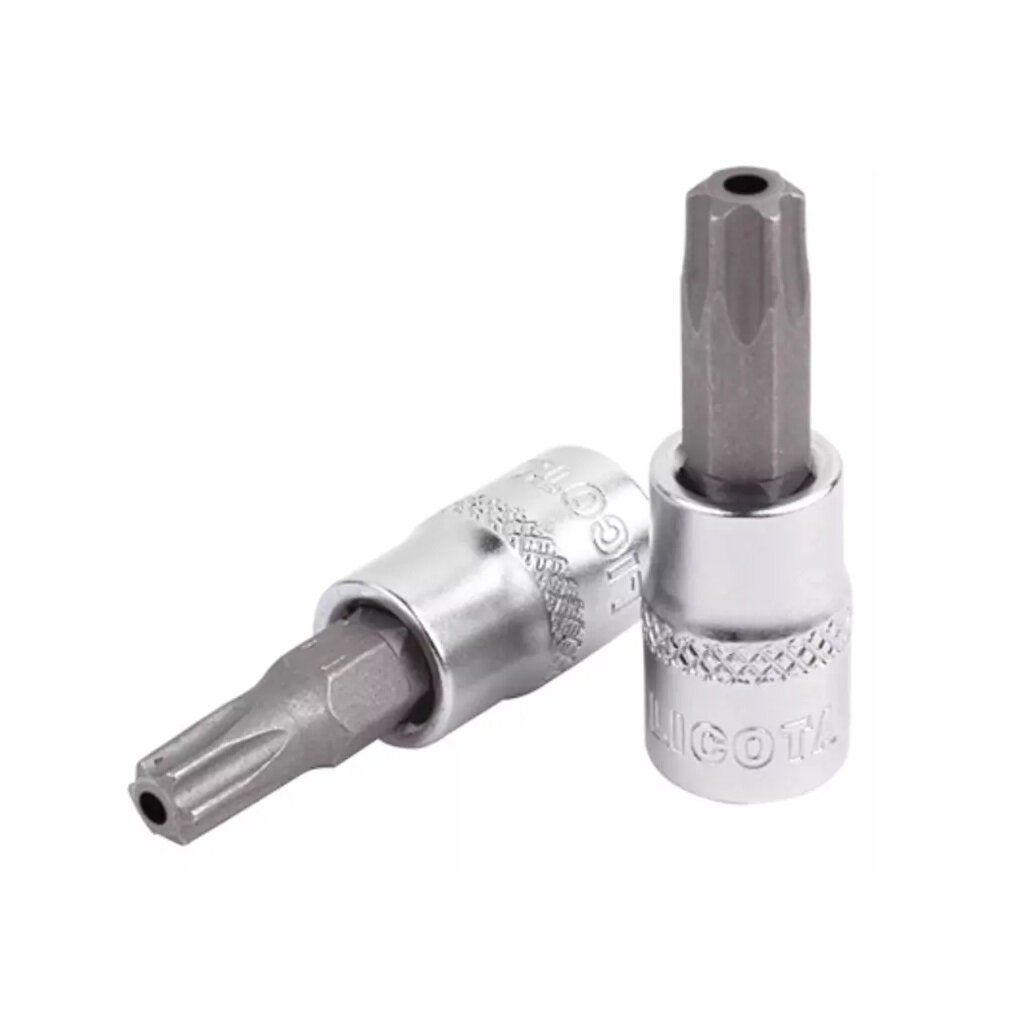 Licota Головка торцевая со вставкой Torx TR, 1/2", T27H, длина 55 мм H4TT027