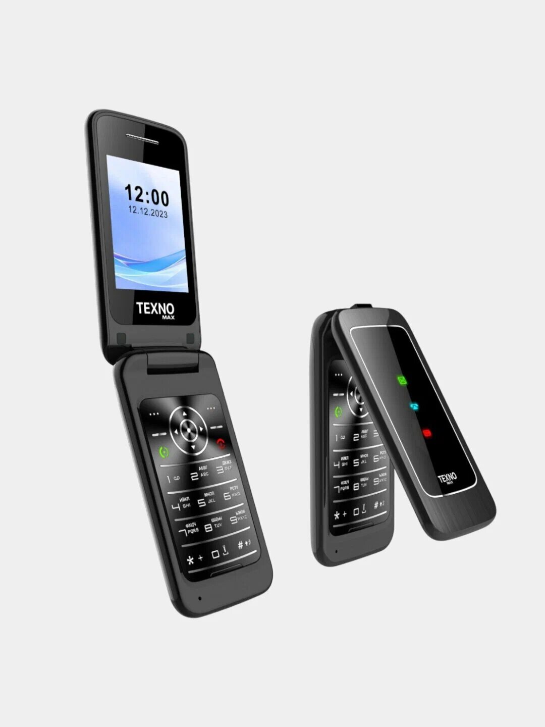 Телефон Texnomax MAX 22, с двумя фонариками и 2 SIM-картами, 1000 мА/ч