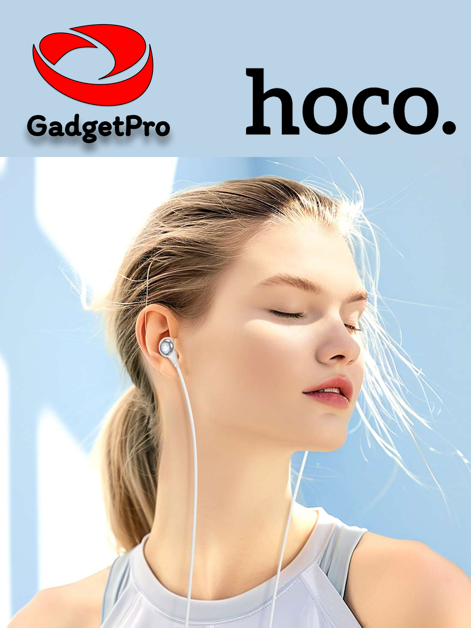 Проводные наушники Hoco M116 Universal, 3.5 мм AUX, с микрофоном и кнопкой управления, кабель 1.2 м, внутриканальные
