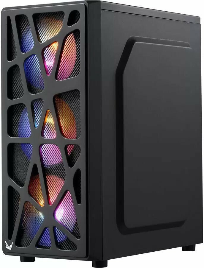 Корпус Formula Mana Dynamic черный без БП ATX 120mm 140mm USB3.0 audio bott PSU