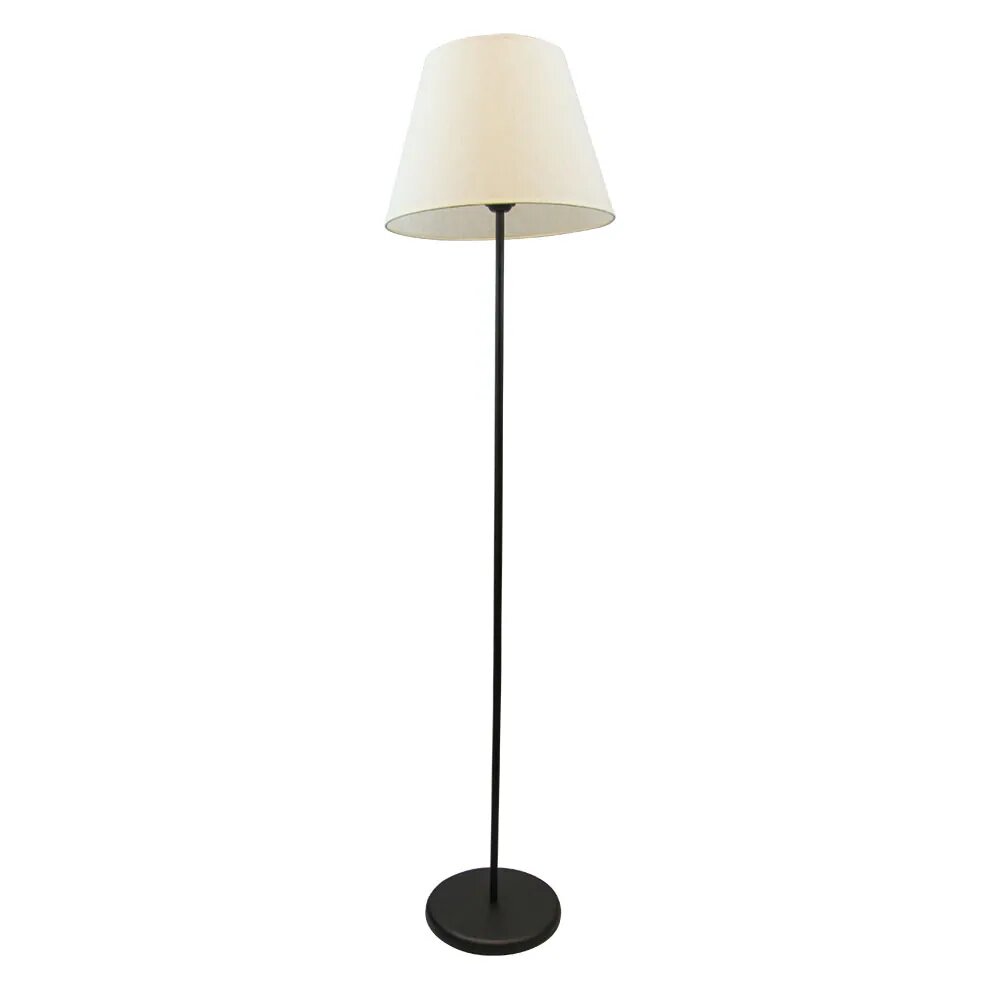 Торшер Arte Lamp ALEA A5068PN-1BK E27 15 Вт металл ткань черный