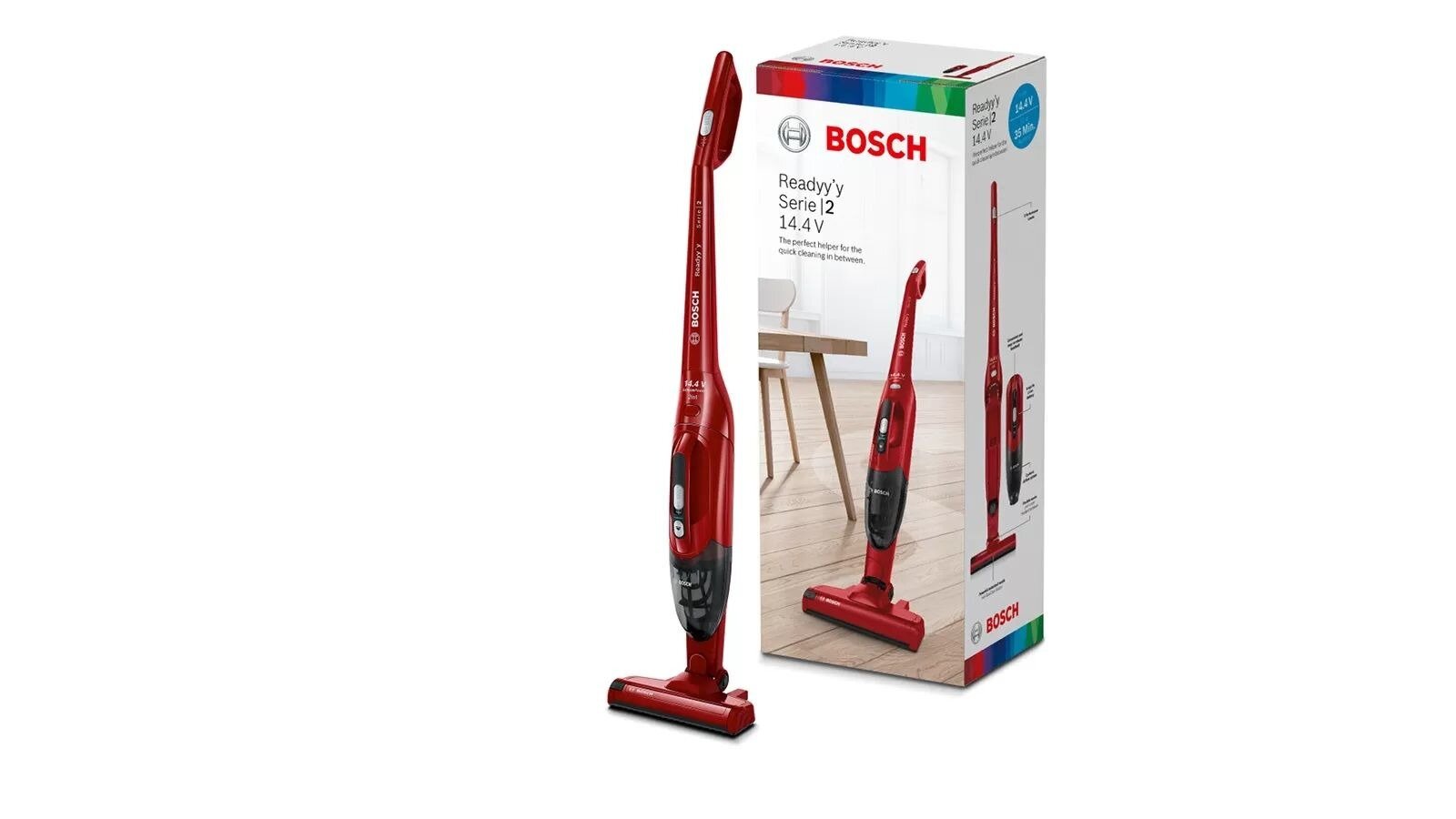 Пылесос Bosch BBHF214R, 2в1, вертикальный/ручной, аккумуляторный