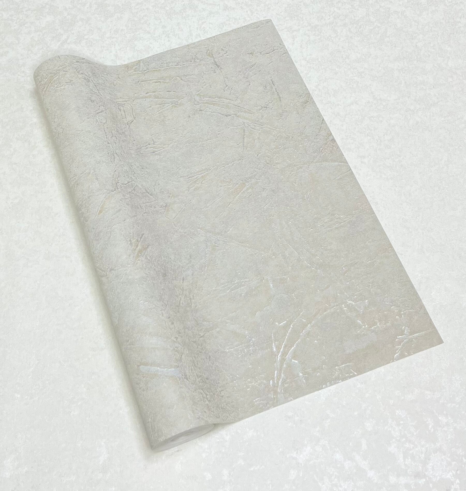 Обои Loviisa 88221 размер рулона 0.7 x 10 Винил на флизелине однотонные серый штукатурка