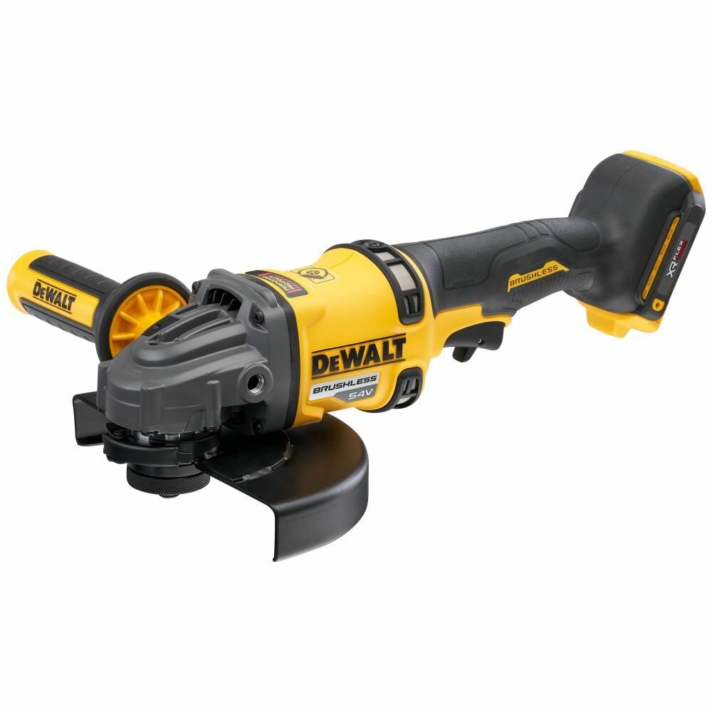 Аккумуляторная угловая шлифмашина DEWALT DCG440N 54 В 180 мм 6500 об/мин без АКБ и ЗУ (DCG440N-XJ)