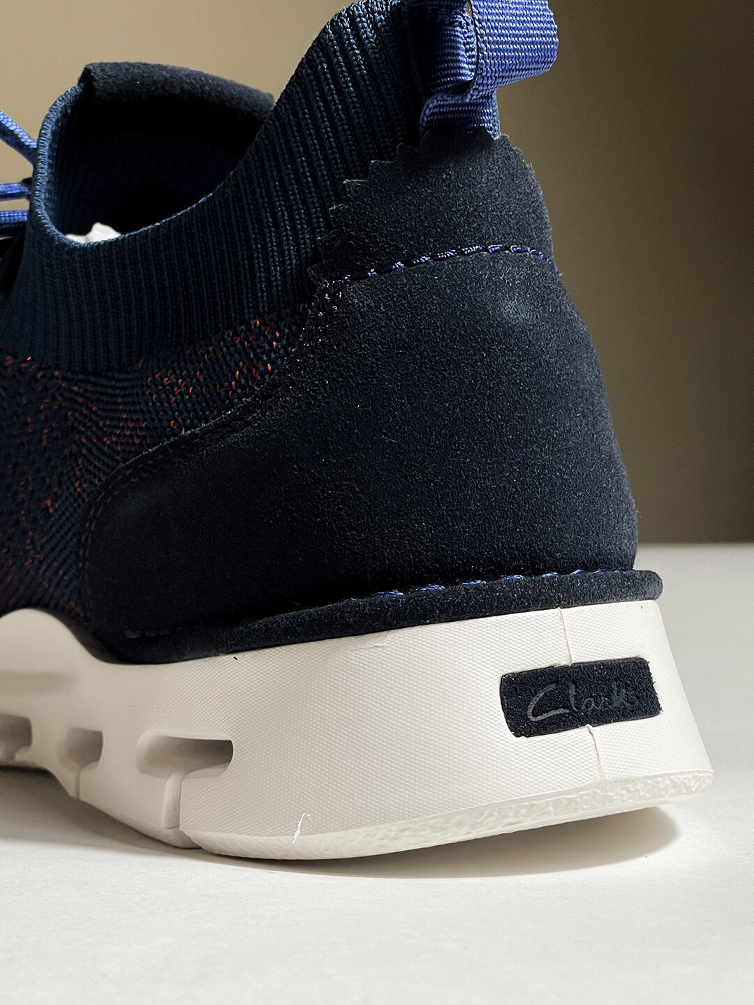 Кроссовки Clarks 009, полнота F, размер 44.5 EU 10.5 US,  1600 темно-синий — фото 1