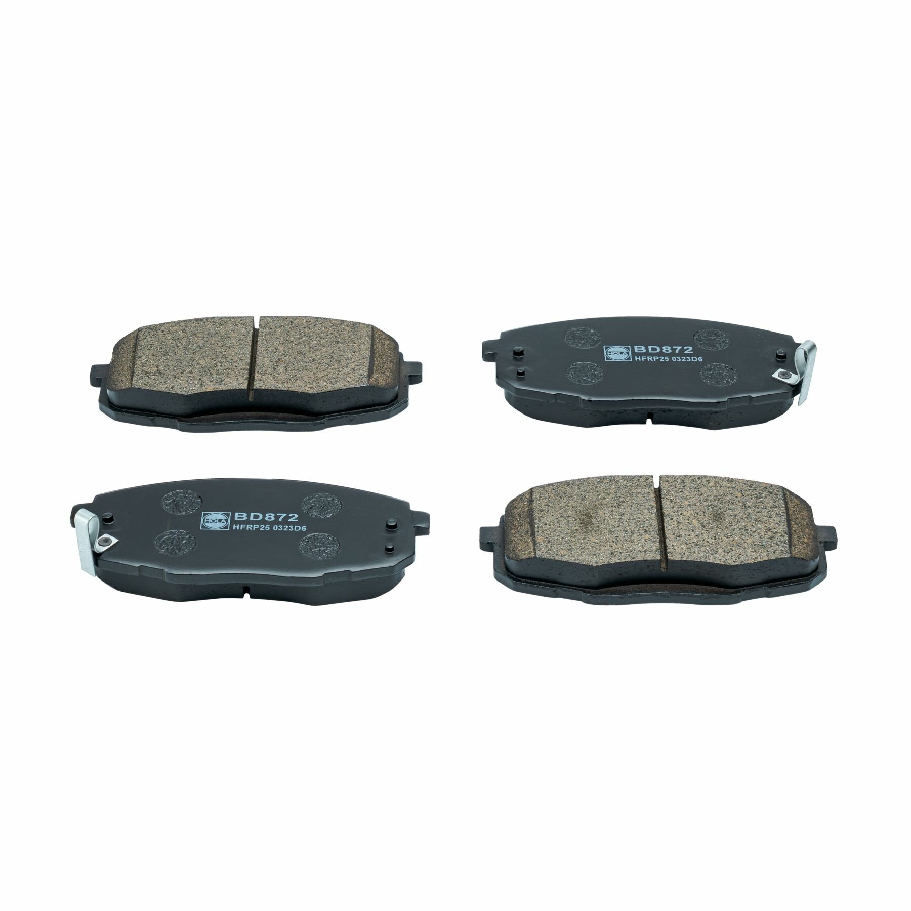 Тормозные колодки дисковые HOLA BD872 для KIA Ceed, Pro Ceed, Cerato, Carens, HYUNDAI i30, Creta