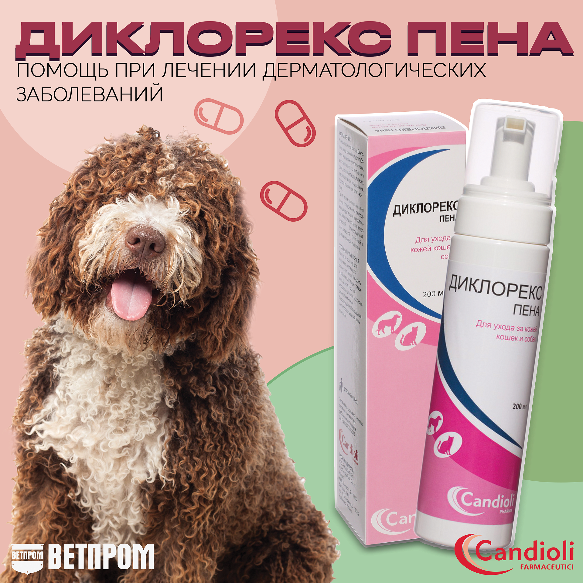 Candioli Диклорекс пена 200 мл