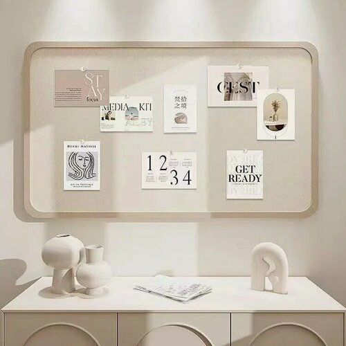 Изображение товара 60*120Доска для заметок на стену из войлока, мудборд на стену, НЕ пробковая доска для фото