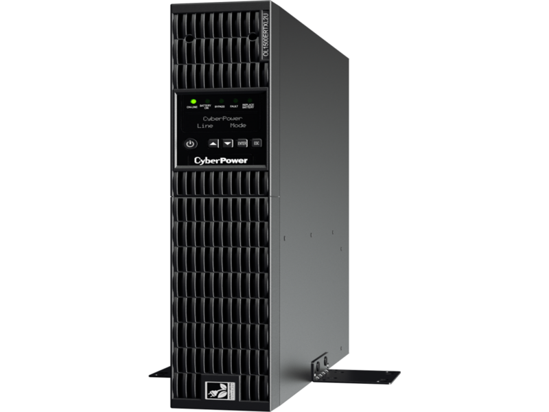 Ибп OL1500ERTXL2U, Rackmount, Online, 1500VA/1350W, 8 IEC-320 с13 розеток, USB&Serial, RJ11/RJ45, SNMPslot, LCD дисплей, Black, 0.5х0.6х0.2м, 22.3кг. UPS Online OL1500ERTXL2U 1500VA/1350W USB/RS-232/Dry/EPO/SNMPslot/RJ11/45/вбм (8 I