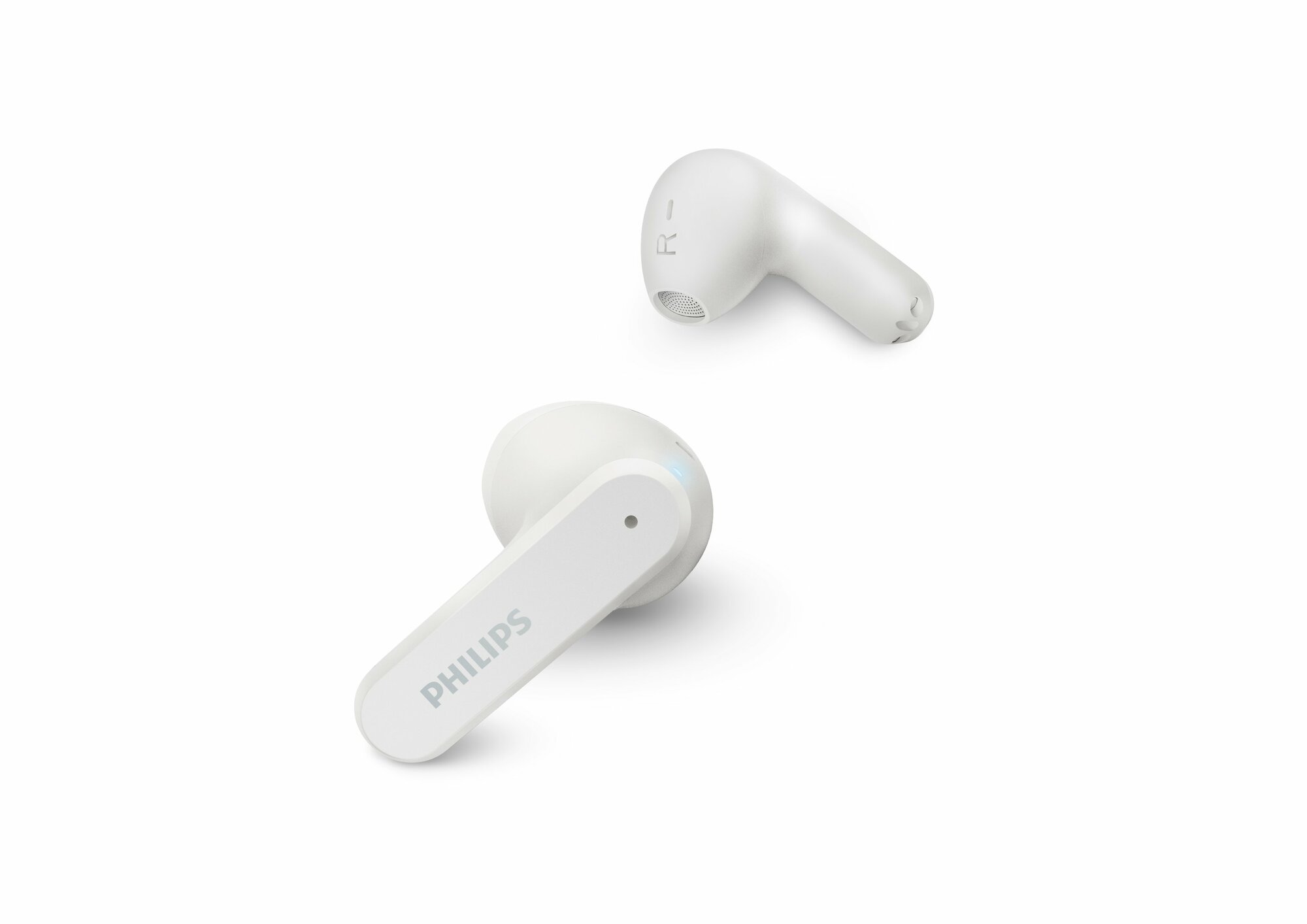 Полностью беспроводные наушники Philips TAT2139WT белый до 28 часов воспроизведения