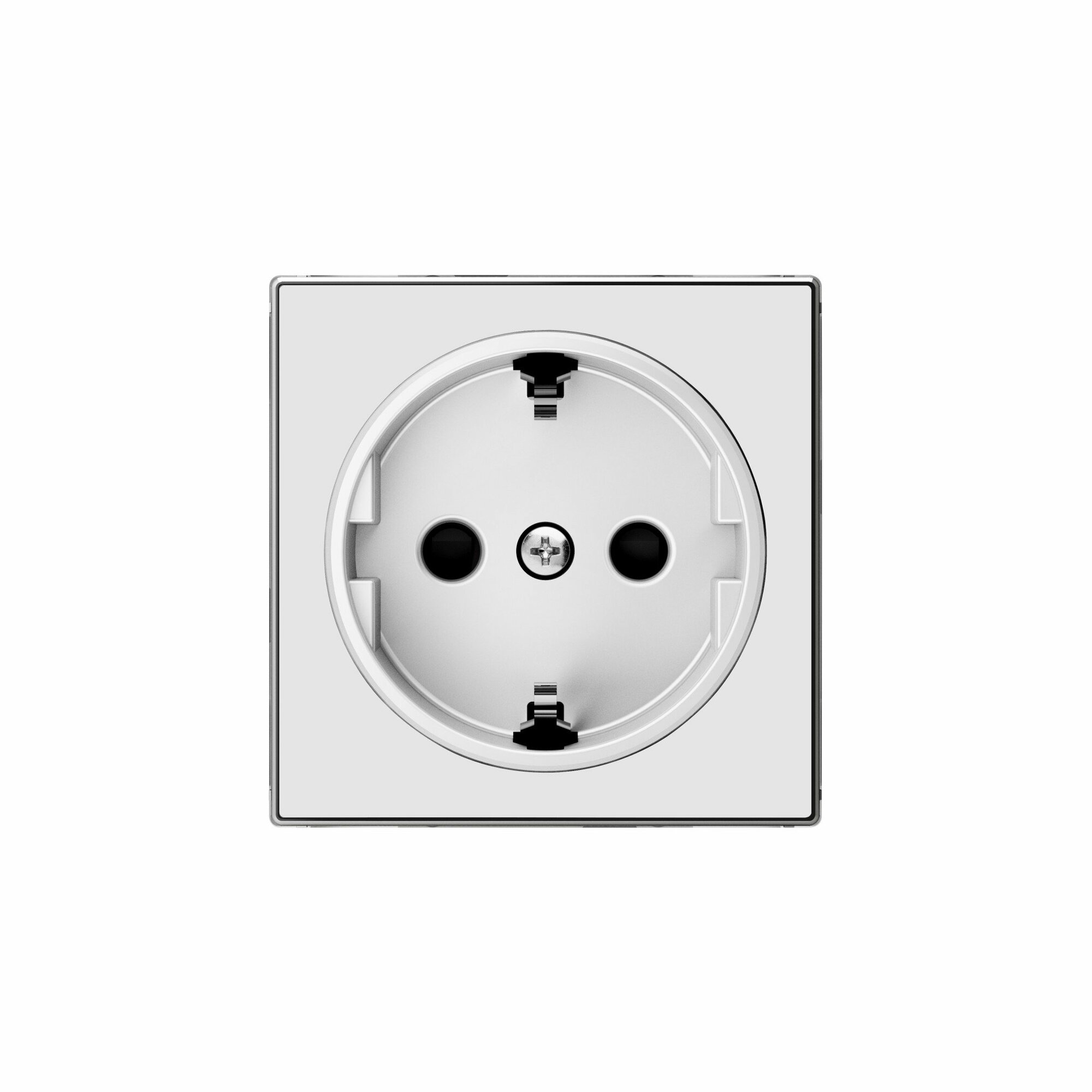 Накладка для розетки SCHUKO ABB Sky альпийский белый (8588 BL) 2CLA858800A1101