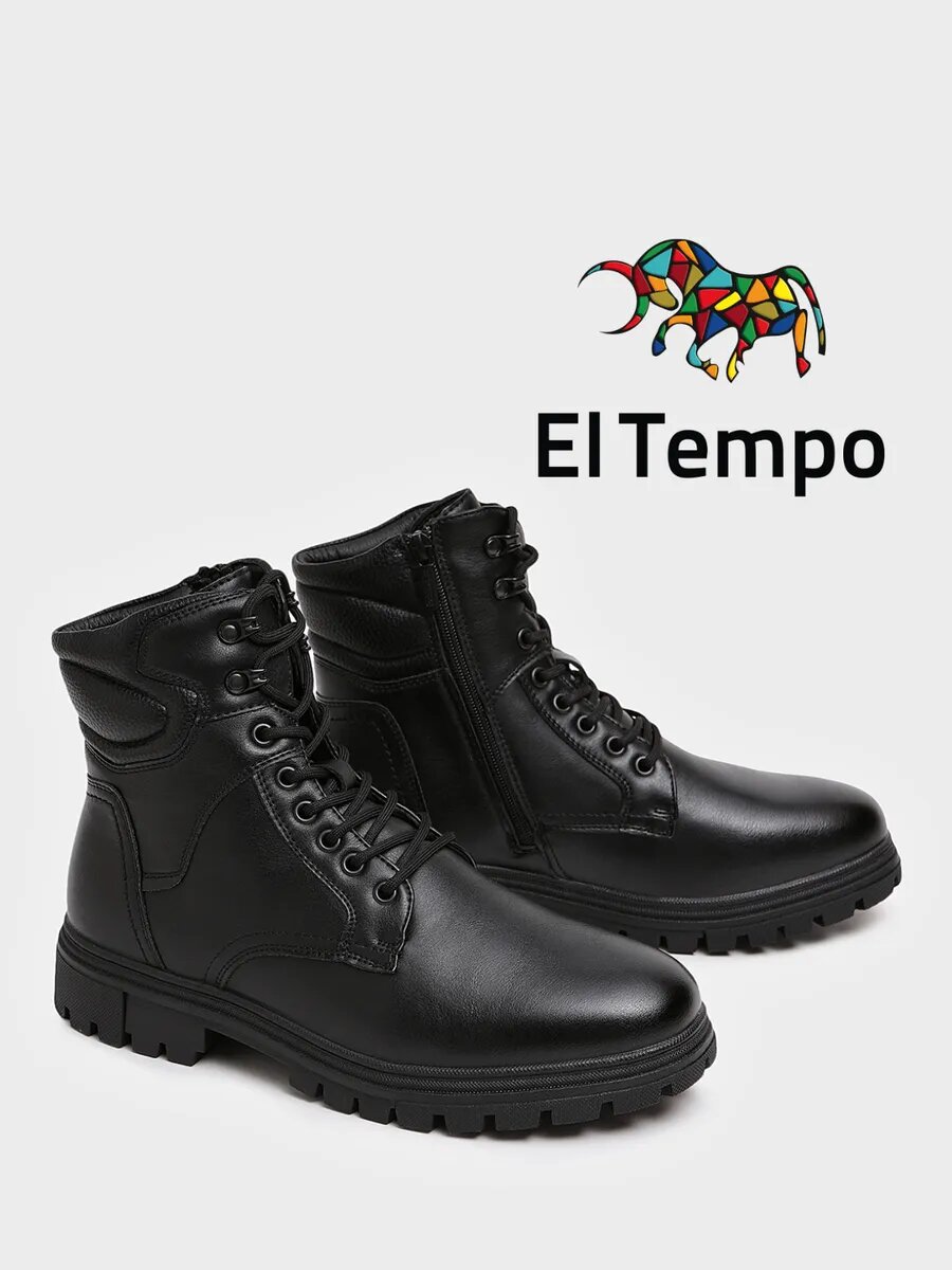 Ботинки El Tempo, размер 44, черный