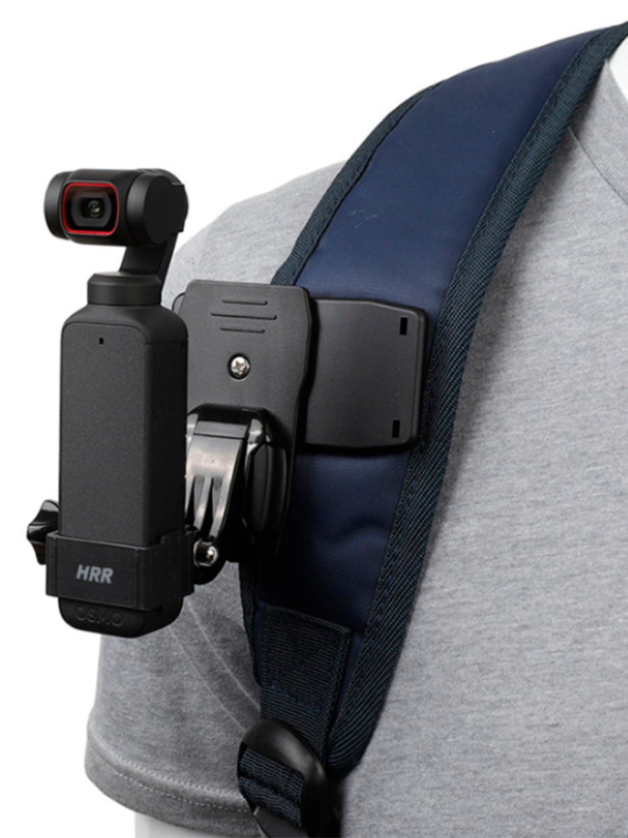 Крепление прищепка на рюкзак или одежду для DJI Osmo Pocket 2 для съемки от первого лица — фото 1