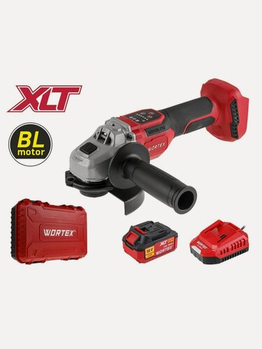 Изображение товара Болгарка аккумуляторная, углошлифмашина WORTEX CAG 1812-2 SE XLT SOLO, С АКБ и З/У, в кейсе (1334919)