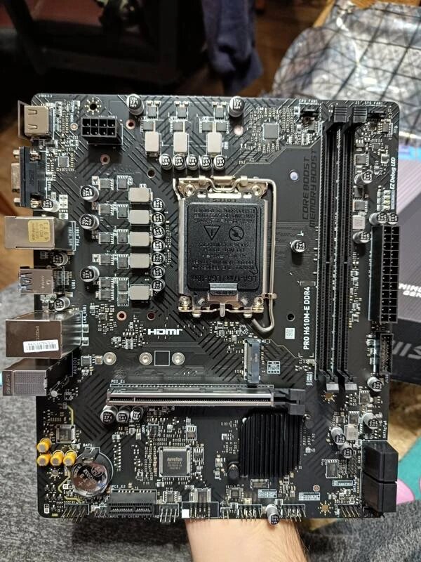 Материнская плата Msi PRO H610M-E DDR4 (LGA1700 mATX)