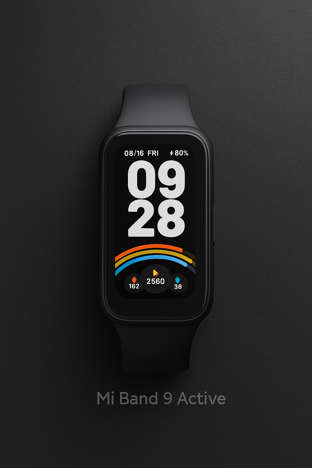 Умный фитнес браслет часы Xiaomi Smart Mi Band 9 Active beige white, глобальная версия, с русским языком