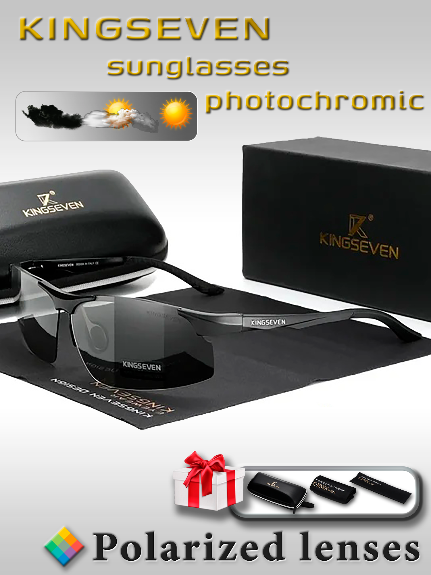 Солнцезащитные очки KINGSEVEN 