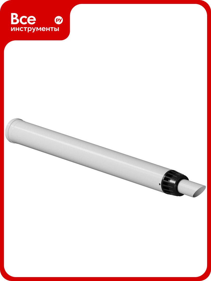 Труба с наконечником KRATS антилёд D60/100 L1145 рабочая длина 1000мм TL-1M TL1M