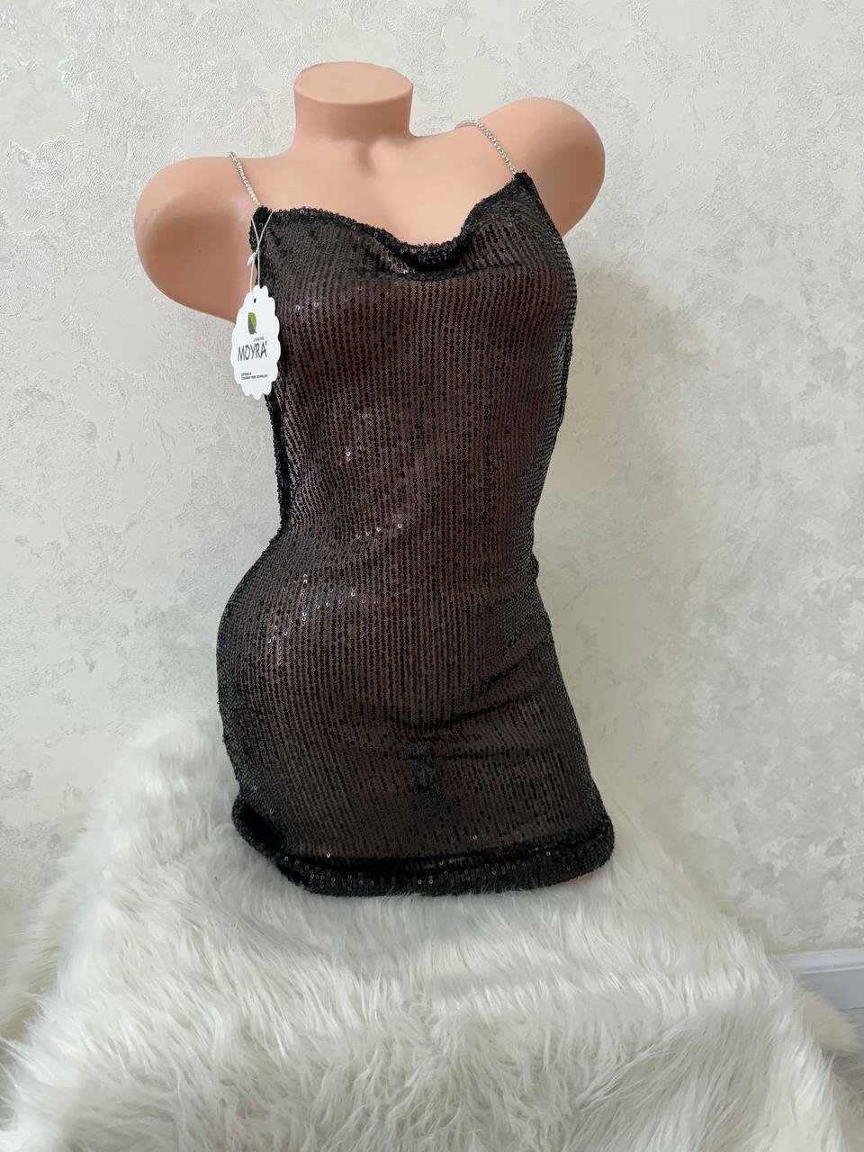 Платье , размер 42-48, черная