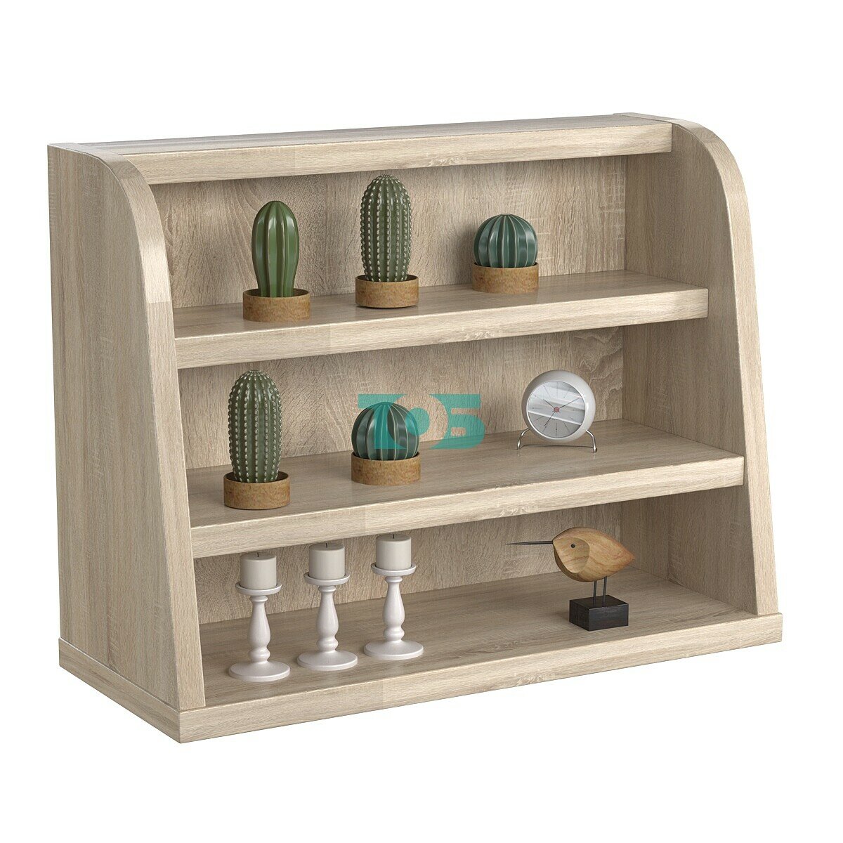 Полка настольная Вектор №11, Дуб Сонома — фото 1