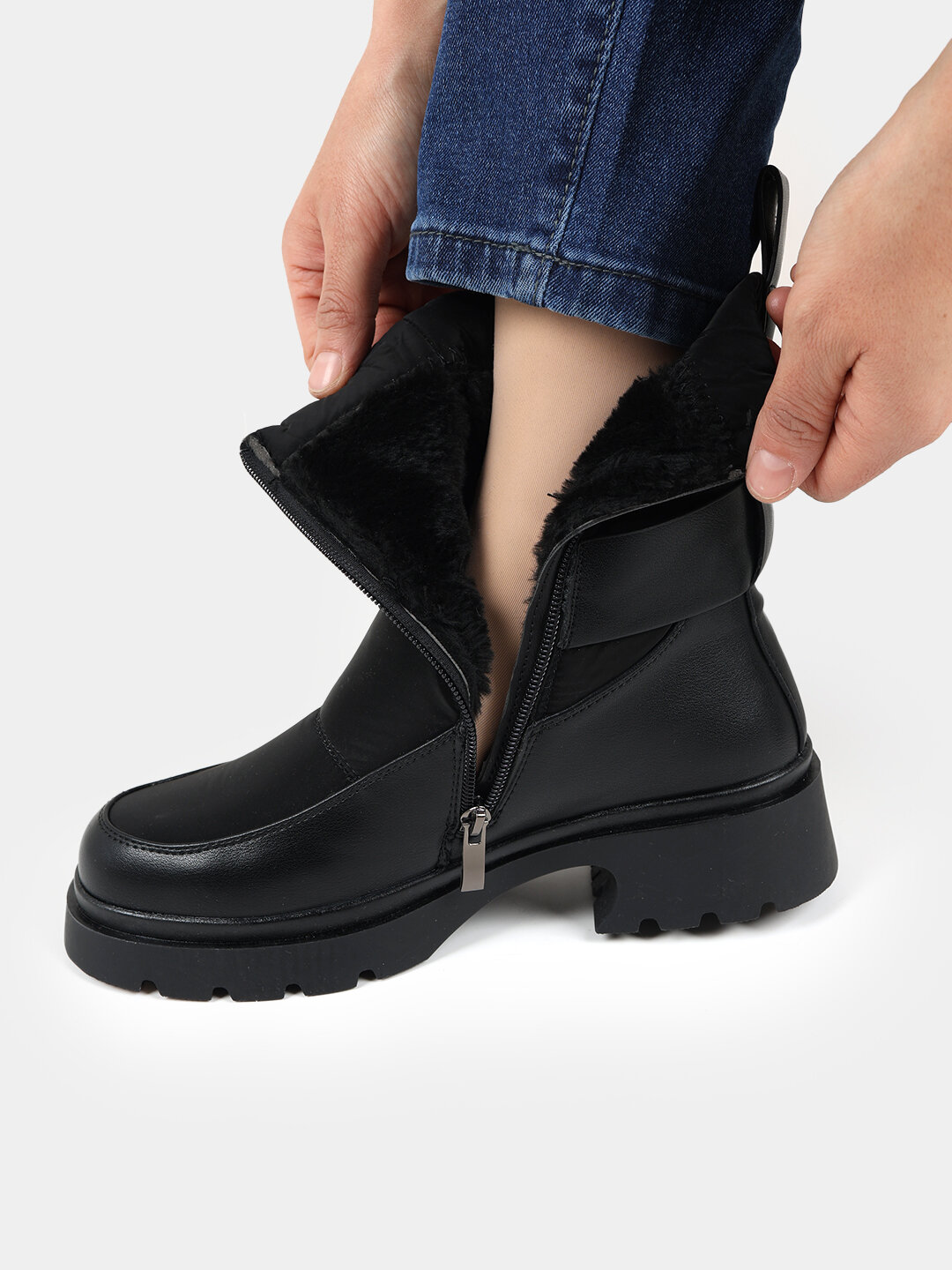 Полусапоги, размер 37, хром — фото 1