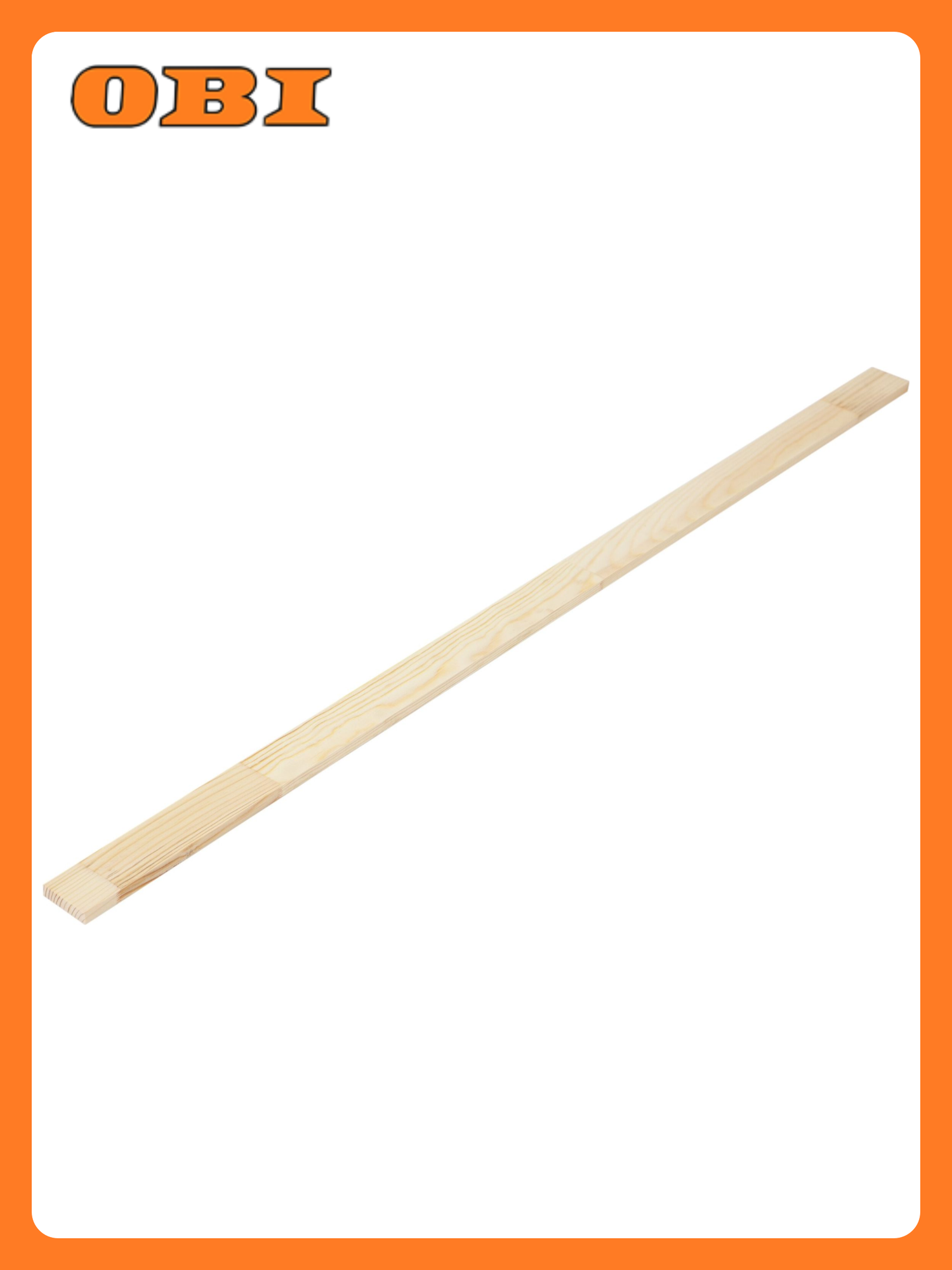 Рейка прямоугольная хвоя сорт Экстра 1000x40x10 мм