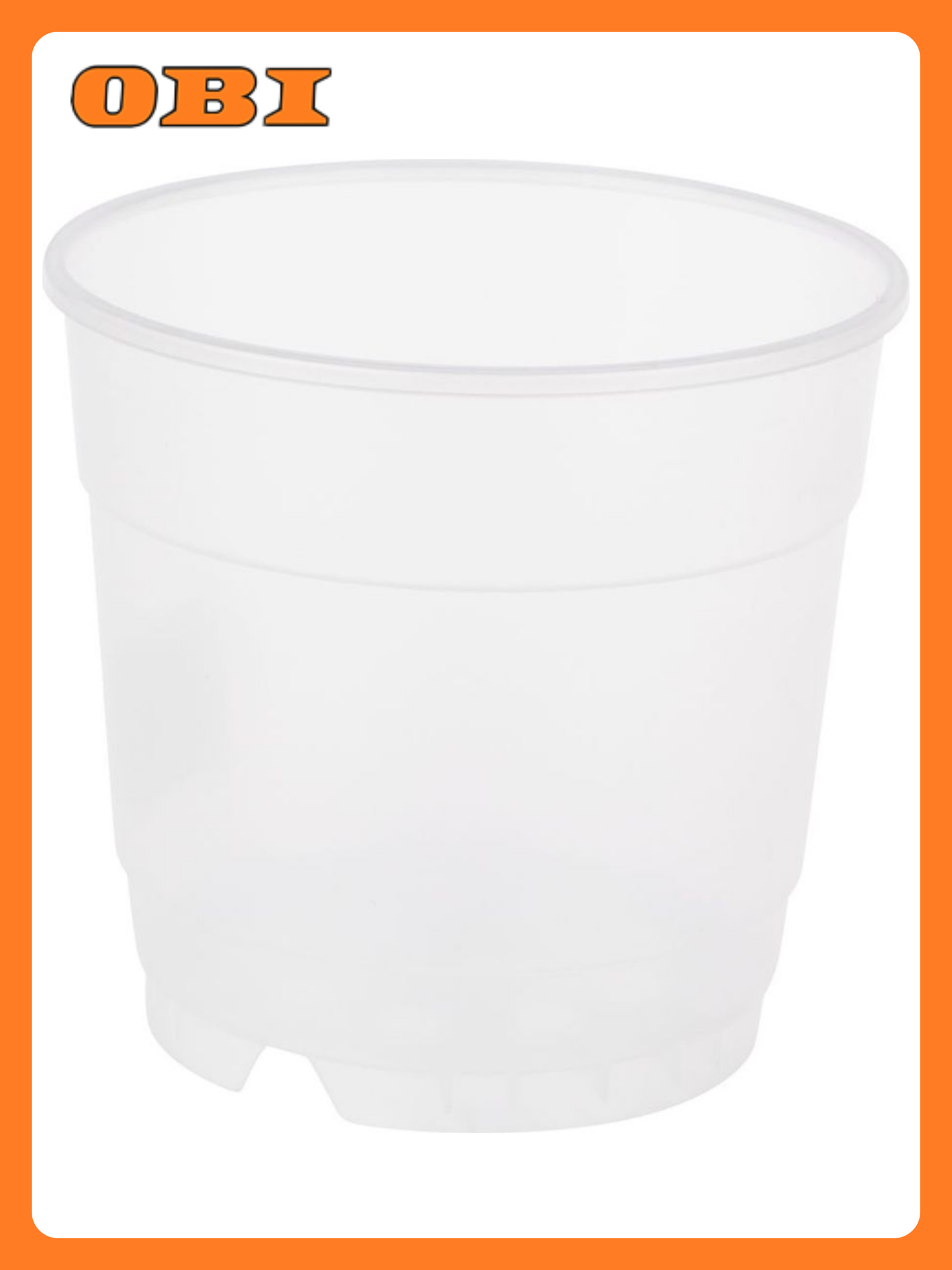 Цветочный горшок четыре сезона Орхидея D 12  0 75 л прозрачный