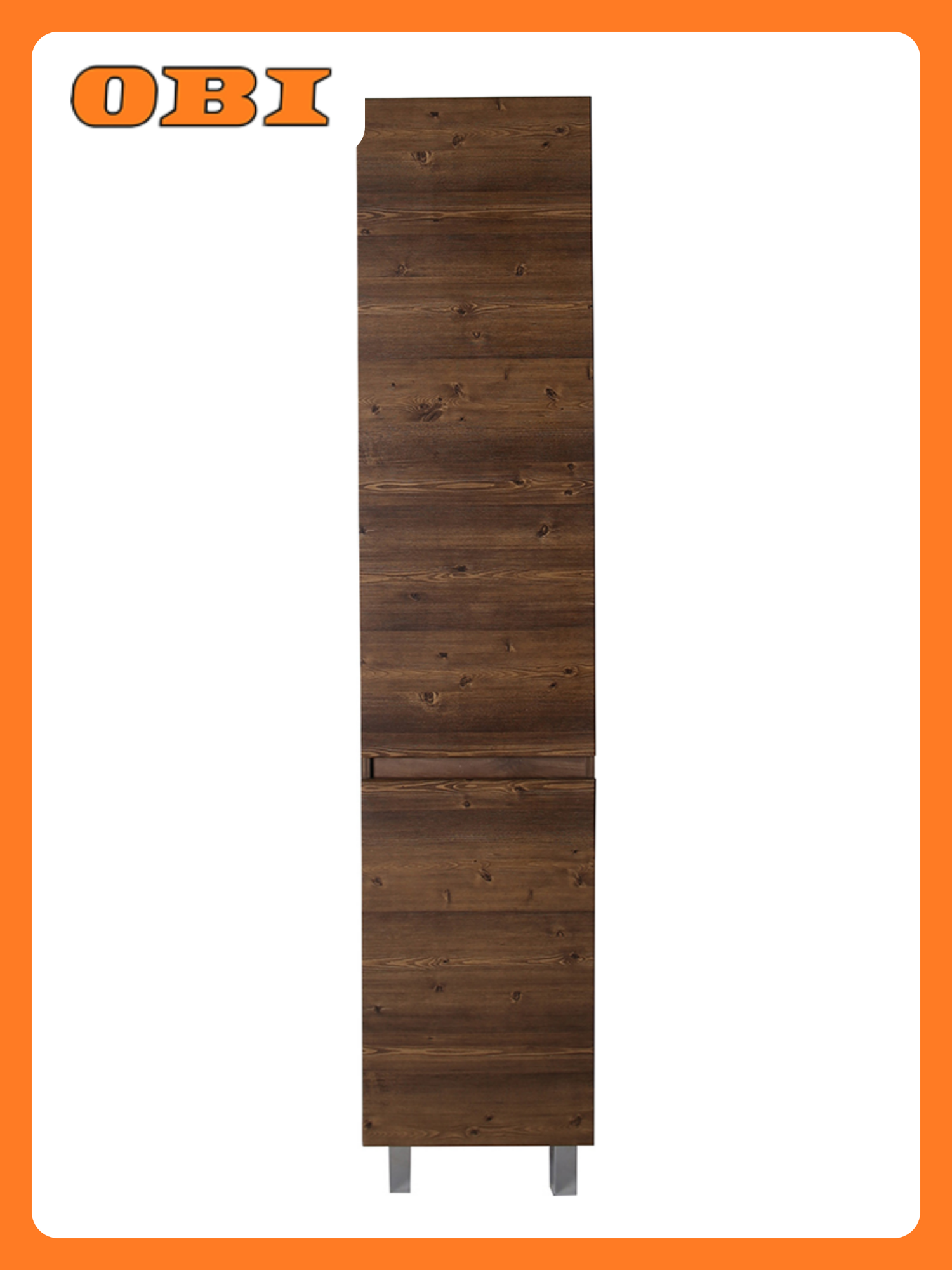 Пенал АСБ Мебель  Коста 40   напольный  распашные двери  светлый орех