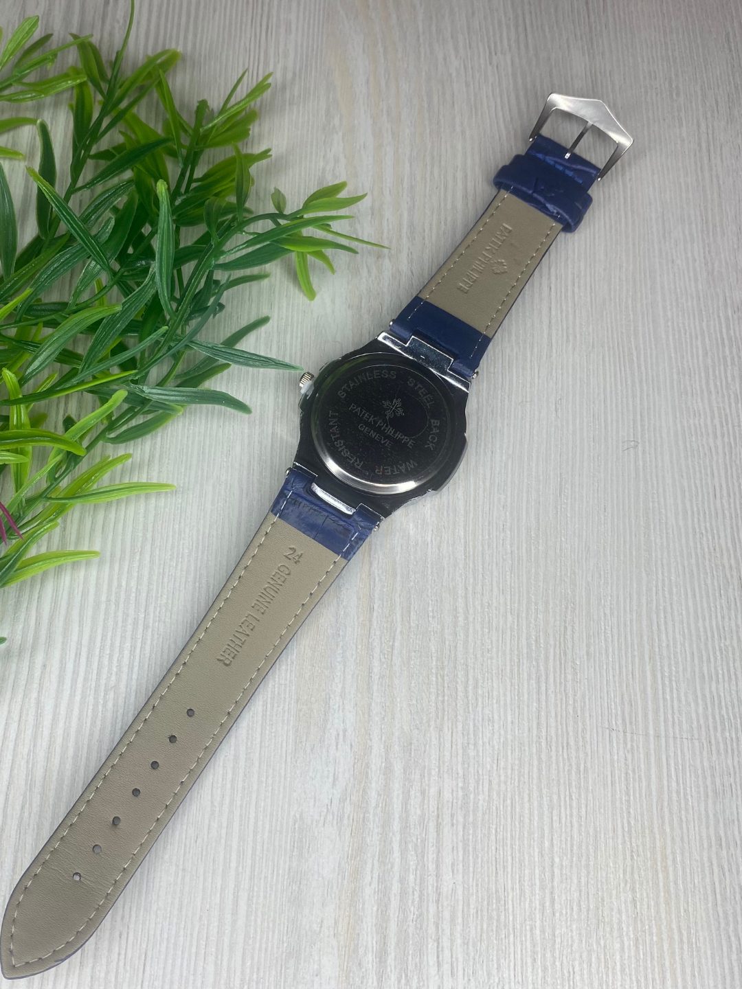 Наручные часы Patek Philippe, голубой, — фото 1