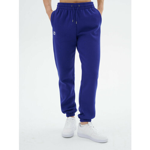 фото Брюки джоггеры rank essential fleece jogger, размер s, синий