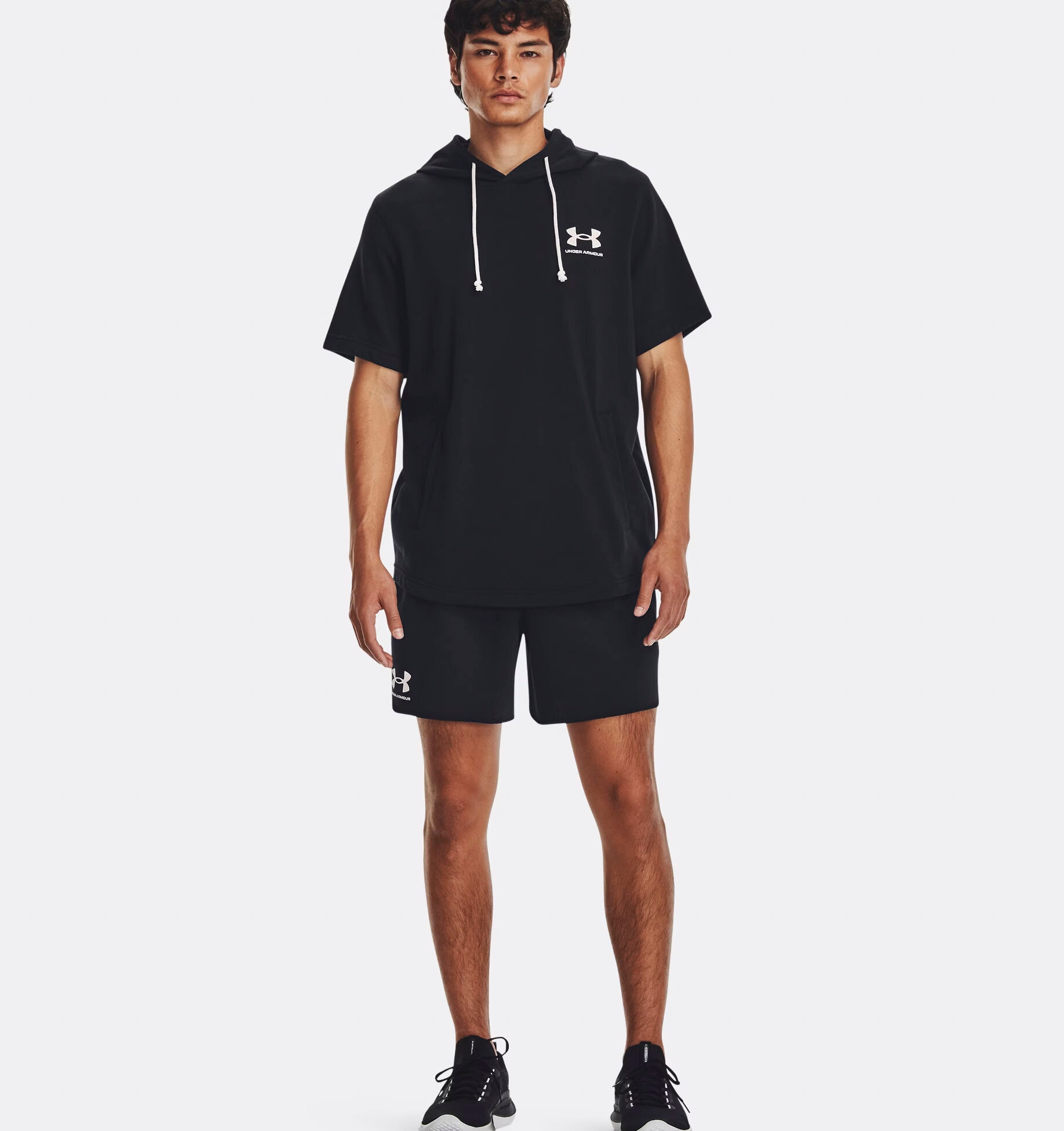 Шорты спортивные Under Armour Rival Terry, размер XL, черный — фото 1