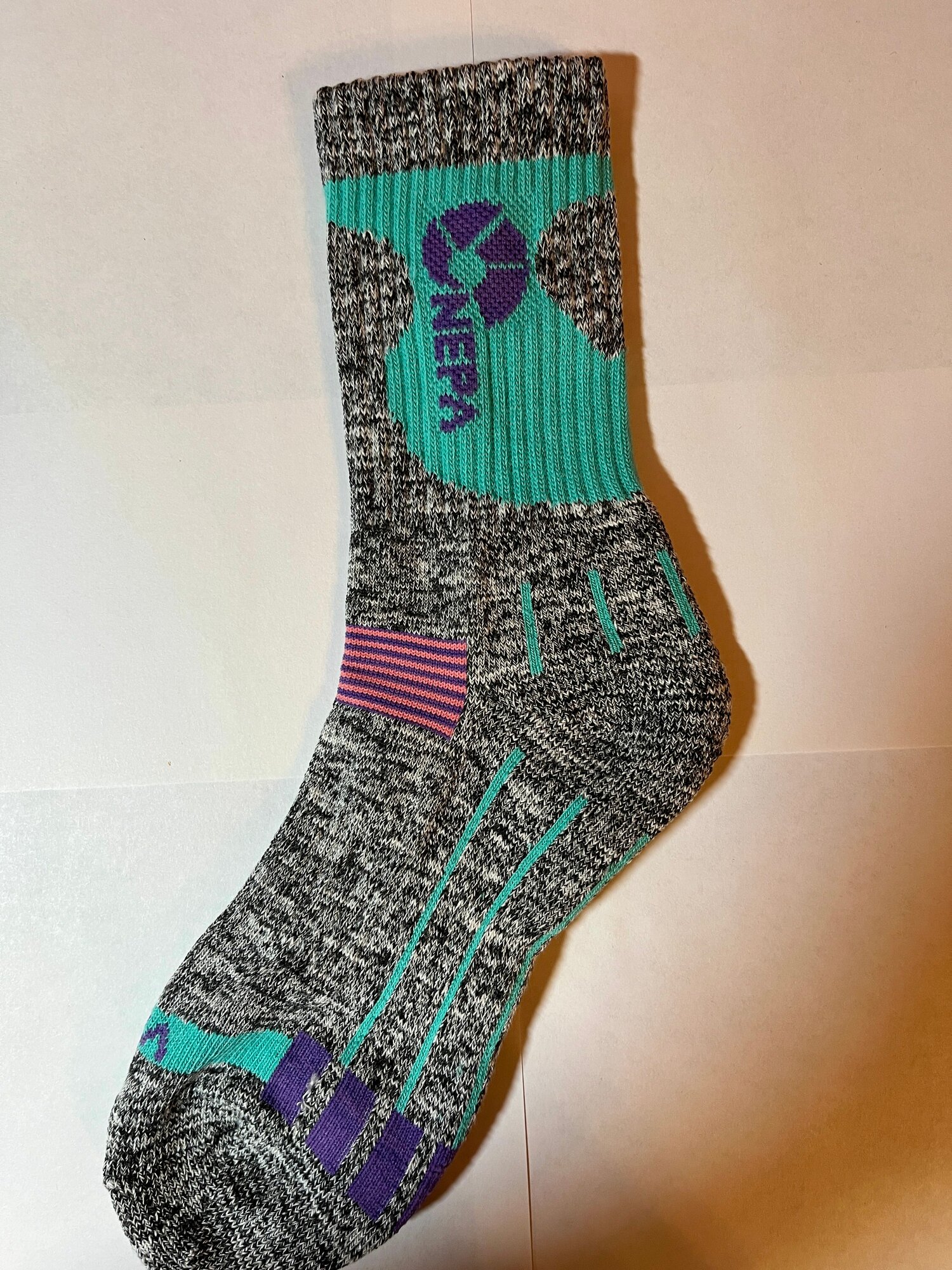 Носки NEPA, размер 24, серый, фиолетовый, розовый