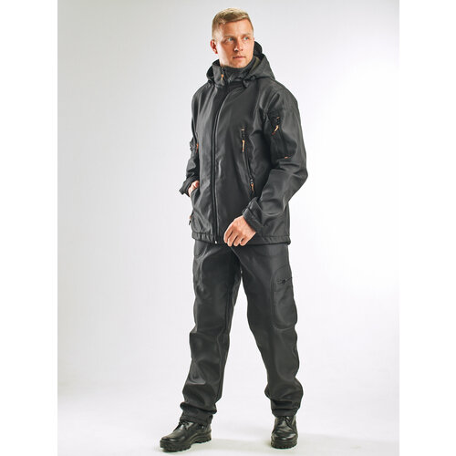 Восток-текс / костюм Вальд, полофлис, черный, 52-54/182-188