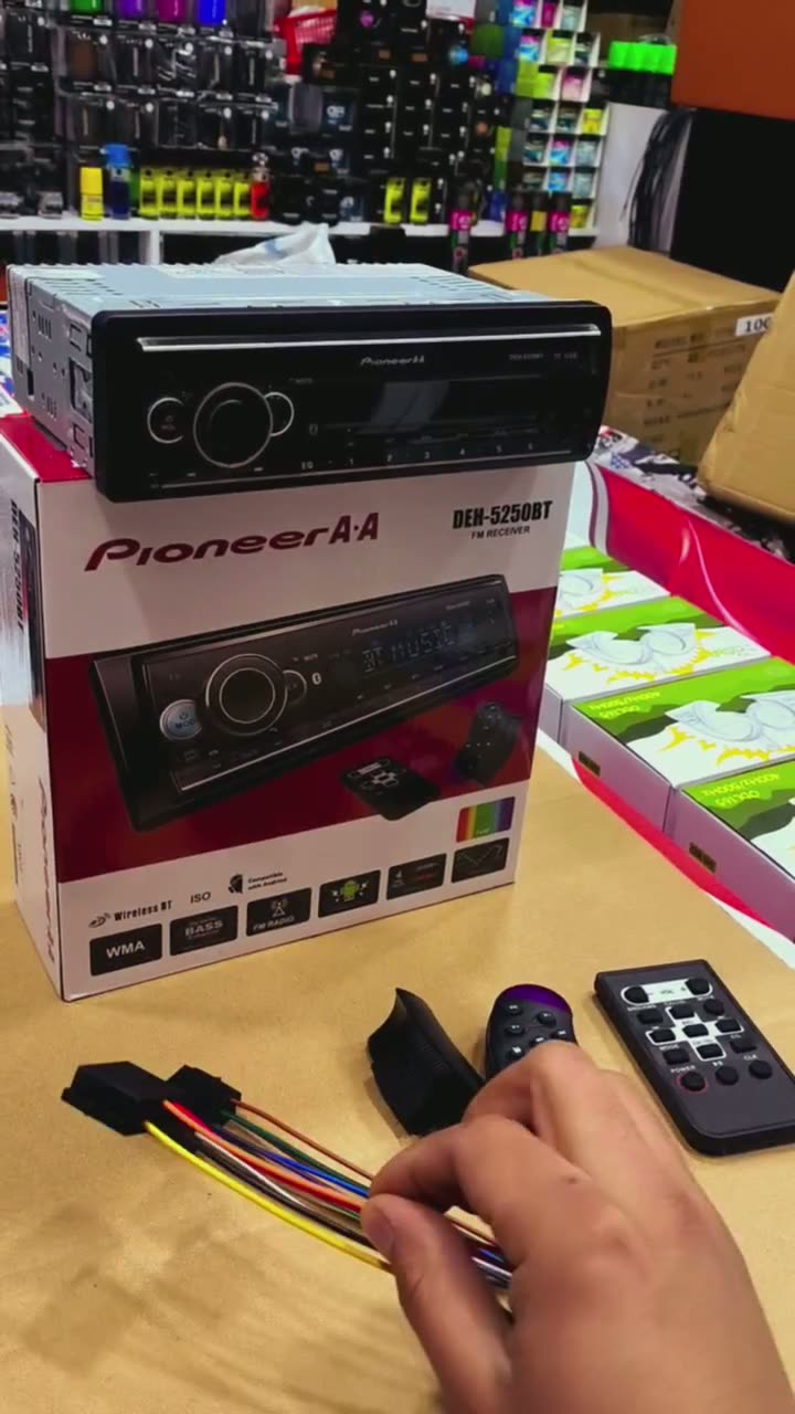Автомагнитола Pioneer A-A DEH-5250BT / Bluetooth / USB / AUX / FM — фото 1