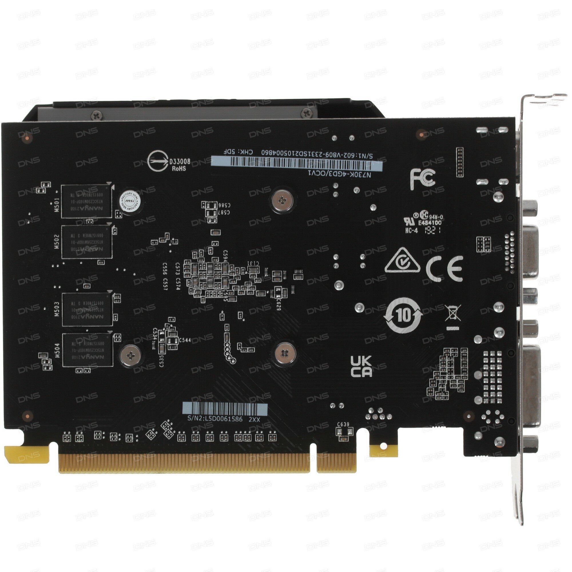 Видеокарта MSI GT730 4GB (N730K-4GD3/OCV1) - фото №9