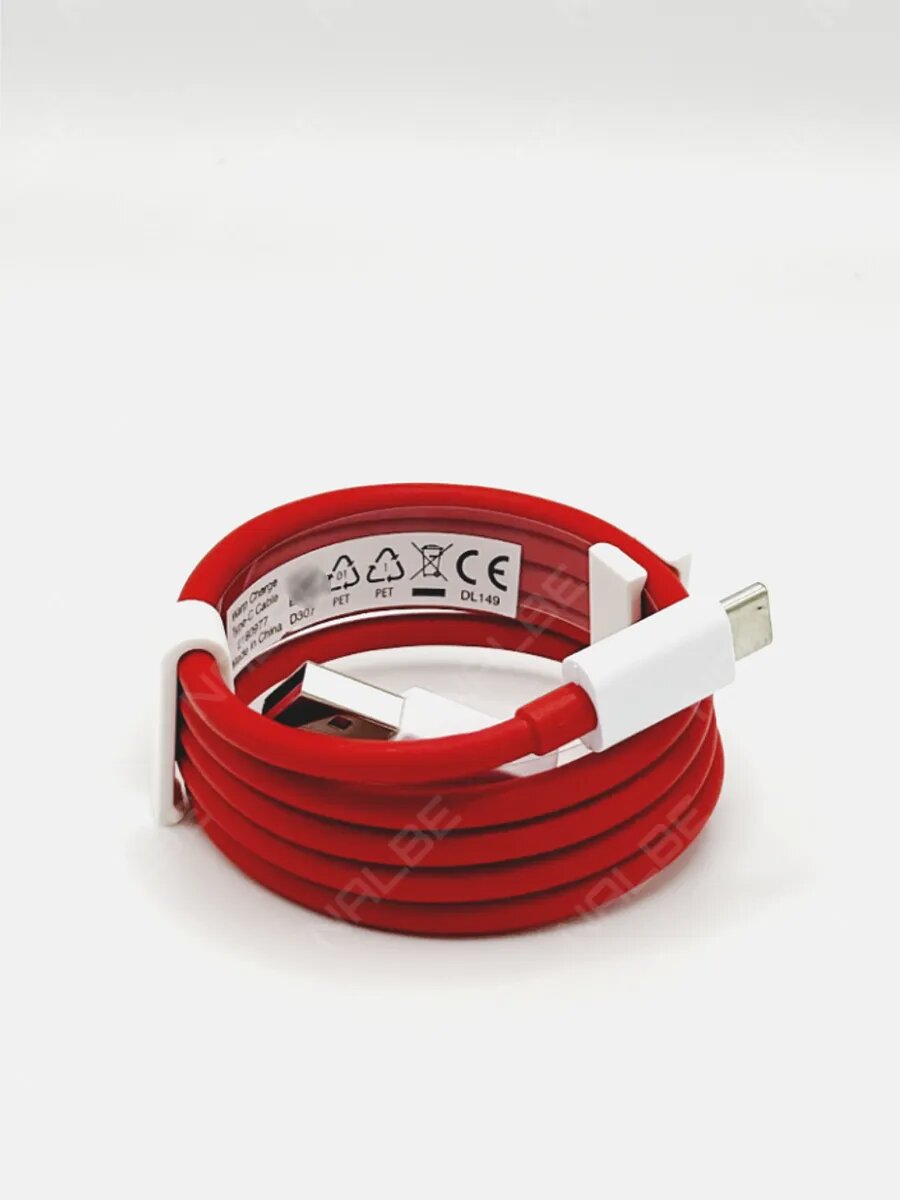 Кабель зарядный 10A 100W для OnePlus SuperVooc USB Type-C USB TYPE-A 1 метр — фото 1