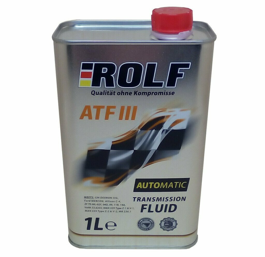Масло трансмиссионное минеральное ATF III 1л ROLF