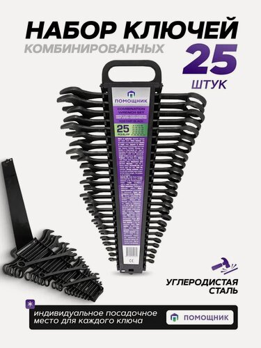 Изображение товара Набор ключей комбинированных 25 предметов
