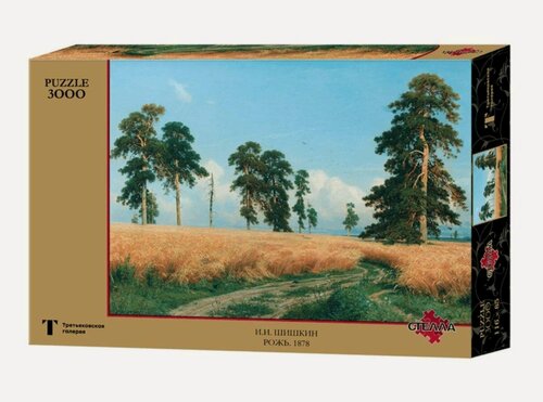 Изображение товара Пазл для взрослых Стелла 3000 деталей, элементов: Шишкин И. И. Рожь
