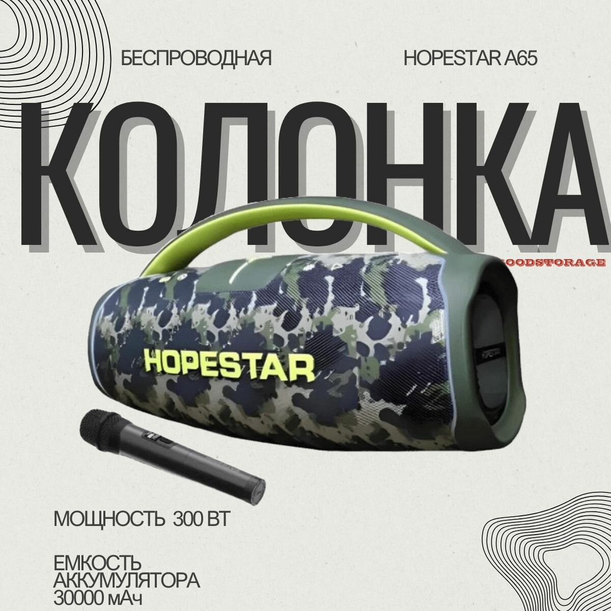 Bluetooth колонка HOPESTAR A65