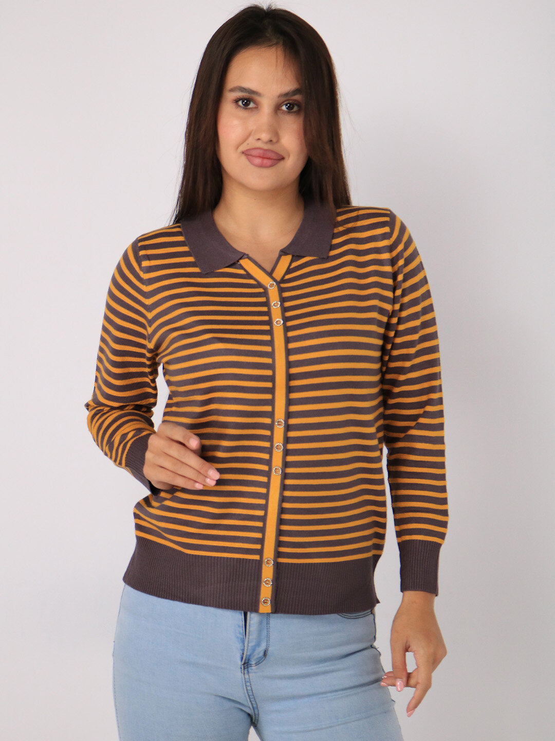 Свитер размер One Size, , терракотовый — фото 1