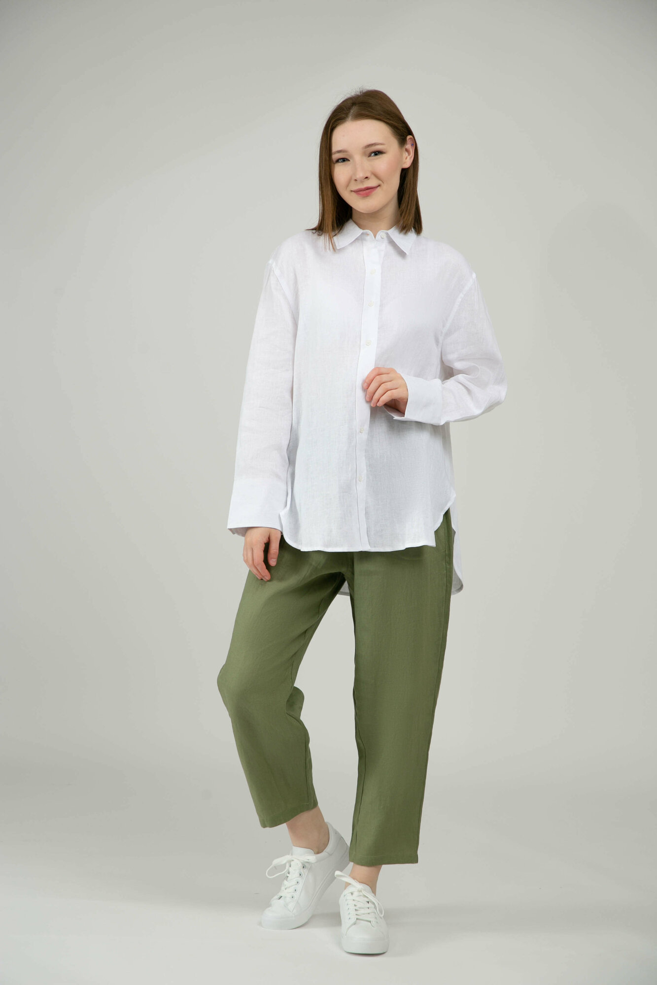 Рубашка TERRA PRO, размер M, white — фото 1