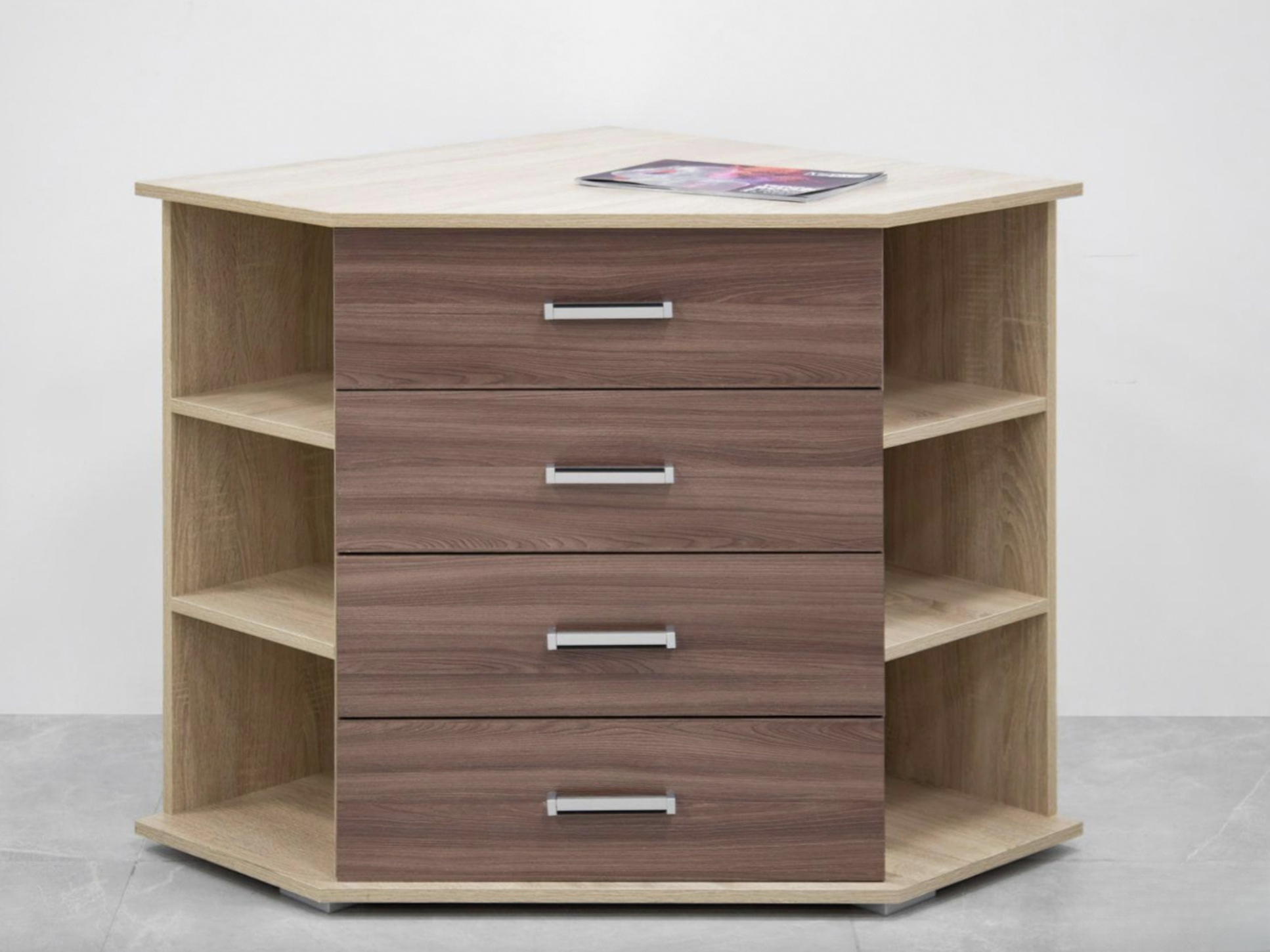 Комод Катрин 7 (770*790*770), дуб сонома/ясень шимо