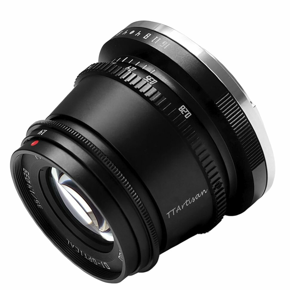 Объектив TTArtisan 35mm F1.4 EF-M Чёрный