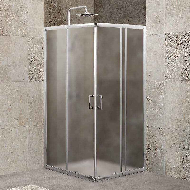 Душевой уголок BelBagno Unique A-2-75/90-P-Cr стекло punto